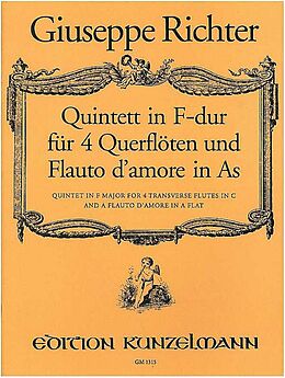 Giuseppe Richter Notenblätter Quintett F-Dur