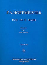 Franz Anton Hoffmeister Notenblätter Duo G major op.13,6