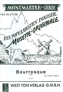 Michel Peguri Notenblätter Bourrasque Valse