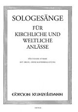  Notenblätter Sologesänge für kirchliche und weltliche Anlässe