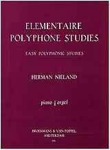 Herman Nieland Notenblätter Elementaire polyphone Studies