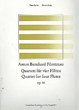 Anton Bernhard Fürstenau Notenblätter Quartett op.88 für 4 Flöten