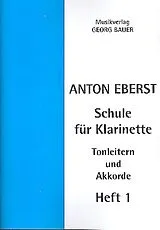 Anton Eberst Notenblätter Schule für Klarinette Band 1