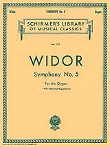 Charles Marie Jean Albert Widor Notenblätter Symphony no.5