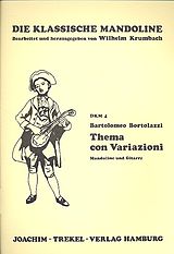 Bartolomeo Faveretto Notenblätter Thema con variationi für