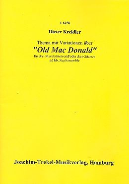 Dieter Kreidler Notenblätter Thema mit Variationen über Old Mac Donald