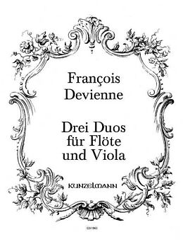 Francois Devienne Notenblätter 3 Duos op.5