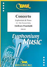 Amilcare Ponchielli Notenblätter Concerto for euphonium and band