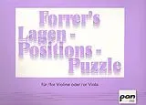  Notenblätter Forrers Lagen - Positions - Puzzle