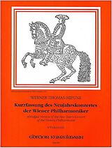 Werner Thomas-Mifune Notenblätter Kurzfassung des Neujahrskonzertes der Wiener Philharmoniker