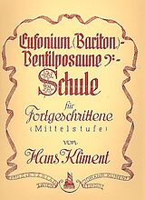 Hans Kliment Notenblätter Schule für Eufonium (Bariton) oder Ventilposaune
