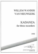 Willem Wander van Nieuwkerk Notenblätter Kadenza for 3 recorders (ATB)