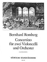 Bernhard Heinrich Romberg Notenblätter Concertino A-Dur op.72