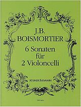 Joseph Bodin de Boismortier Notenblätter 6 Sonaten