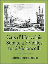 Louis de Caix d'Hervelois Notenblätter Sonata a 2 violles