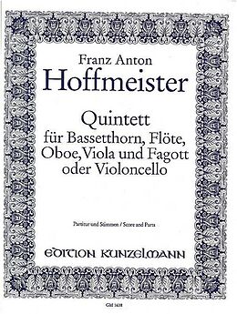 Franz Anton Hoffmeister Notenblätter Quintett