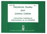 Joannes Collette Notenblätter Melodic Studies vol.2