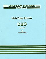 Niels Viggo Bentzon Notenblätter Duo op.539