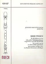 Johann Sebastian Bach Notenblätter Drei Fugen