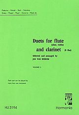 Karl Friedrich Abel Notenblätter Duets for flute and clarinet
