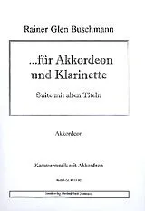 Rainer Glen Buschmann Notenblätter Für Akkordeon und Klarinette