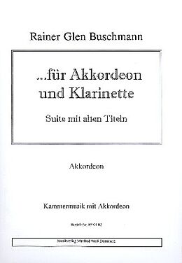 Rainer Glen Buschmann Notenblätter Für Akkordeon und Klarinette
