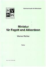 Werner Richter Notenblätter Miniatur für Fagott & Akkordeon