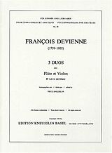 Francois Devienne Notenblätter 3 Duos
