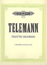 Georg Philipp Telemann Notenblätter Trietto secondo
