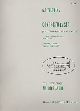 Georg Philipp Telemann Notenblätter Concerto en si bemol majeur pour