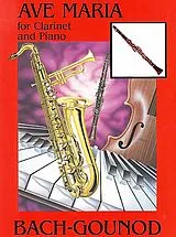 Johann Sebastian Bach Notenblätter Ave Maria for clarinet and piano