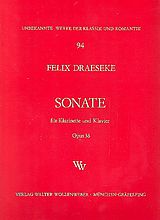 Felix Draeseke Notenblätter Sonate op.38