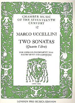 Marco Uccellini Notenblätter 2 Sonatas for 2 recorders (SA)