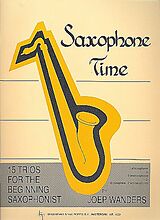 Joep Wanders Notenblätter Saxophone Time 15 trios for the