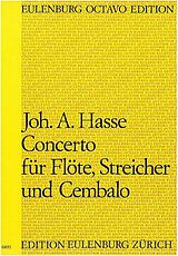 Johann Adolph Hasse Notenblätter Konzert F-Dur