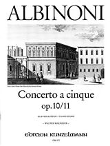Tomaso Albinoni Notenblätter Concerto à cinque c-Moll op.10,11