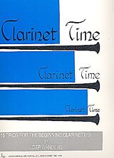 Joep Wanders Notenblätter Clarinet Time 15 Trios for the