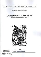 Reinhold Glière Notenblätter Konzert B-Dur op.91