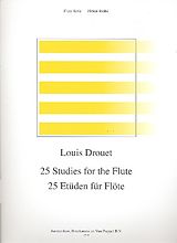 Louis Philipp Drouet Notenblätter 25 Studien für Flöte