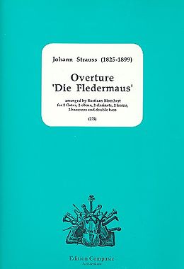 Johann (Sohn) Strauss Notenblätter Die Fledermaus Ouvertüre für