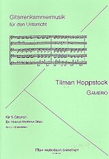 Tilman (= Allan Willcocks) Hoppstock Notenblätter Gamerio ein Minmal-Rhythmus-Stück