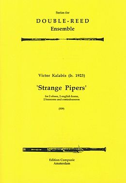 Victor Kalabis Notenblätter STRANGE PIPERS FOR 2 OBOES/2 ENGL