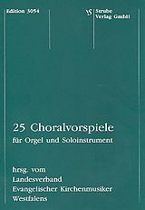  Notenblätter 25 Choralvorspiele