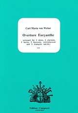 Carl Maria von Weber Notenblätter OVERTURE EURYANTHE FOR 2OBOES
