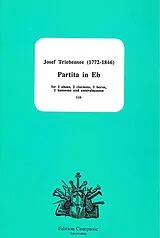 Joseph Triebensee Notenblätter Partita in Eb for 2 oboes, 2 clarinets