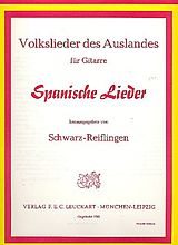  Notenblätter Spanische Lieder