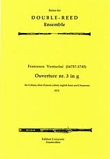 Francesco Venturini Notenblätter Ouverture g minor no.3