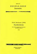 Erich Hartmann Notenblätter NACHTSTUECKE FOR 3 OBOES, ENGL
