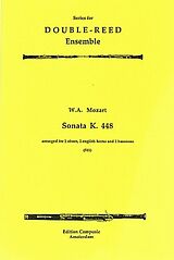Wolfgang Amadeus Mozart Notenblätter Sonate C-Dur KV448