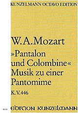 Wolfgang Amadeus Mozart Notenblätter Pantalon und Colombine KV446